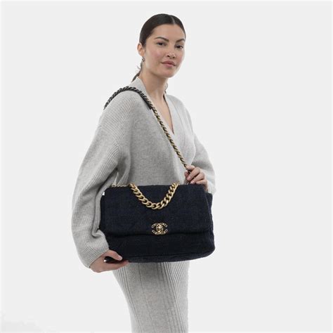 chanel 19 jersey bag|chanel 19 maxi handbags.